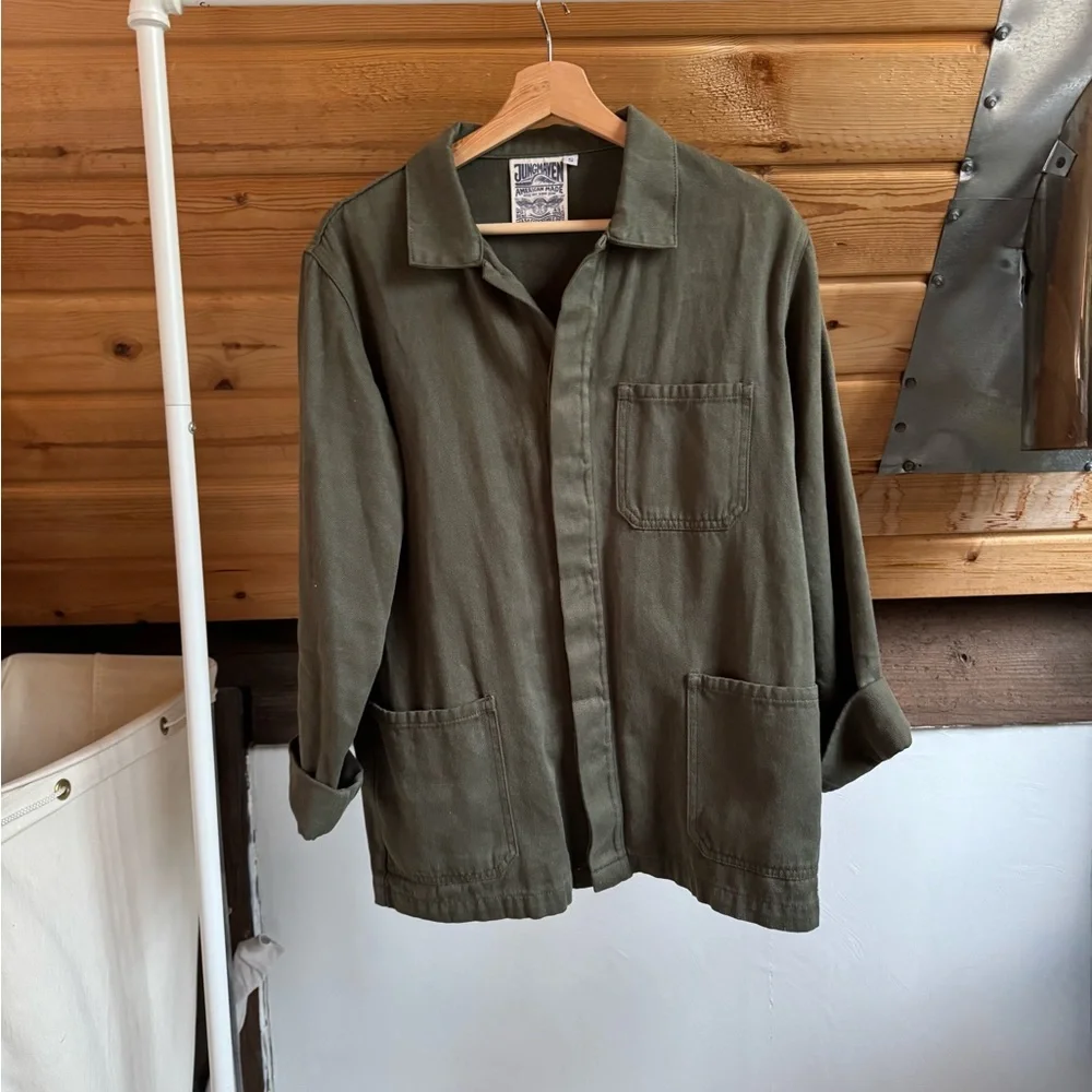 Jungmaven Olive Green Olympic Jacket - Picture 2 of 5
